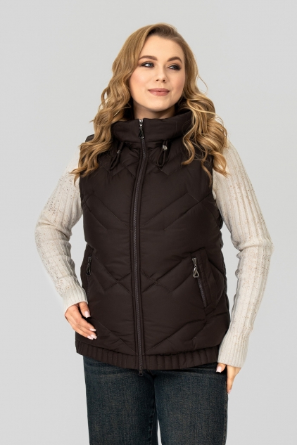Жилет з пухом Маргарита