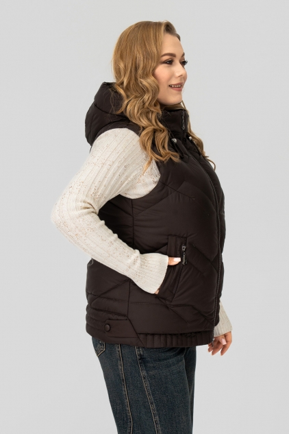 Жилет з пухом Маргарита