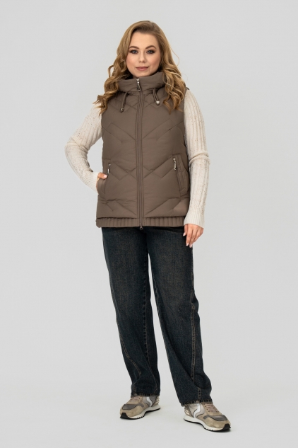 Жилет з пухом Маргарита
