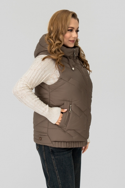 Жилет з пухом Маргарита