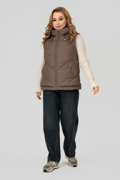 Жилет з пухом Маргарита