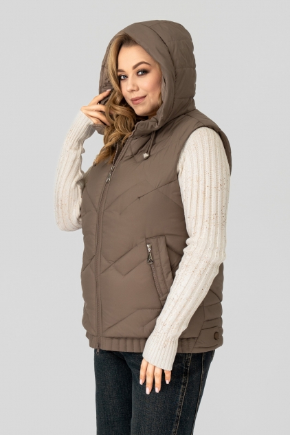Жилет з пухом Маргарита