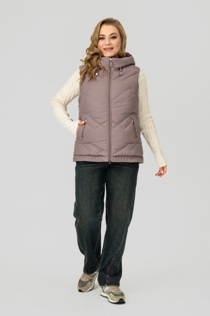 Жилет з пухом Маргарита
